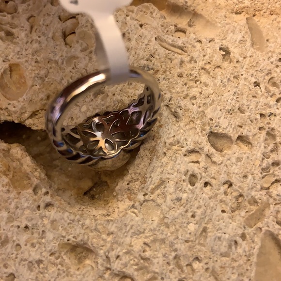 Cultured Pearl Set In Sterling Silver & 14k Gold